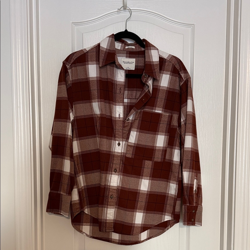 Abercrombie oversized flannel